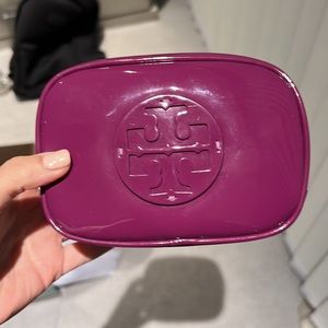 NWT Tory Burch Purple Small Classic Cosmetic
